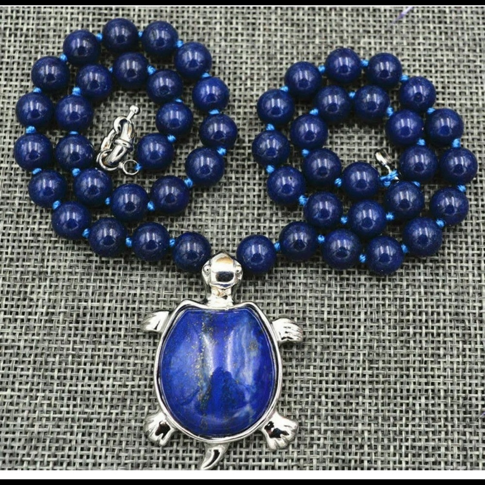 Natural 10mm Blue Lapis lazuli Gemstone Beads